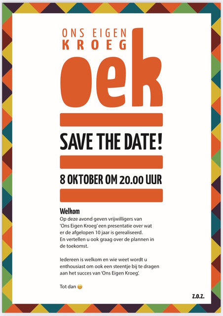 Begeleidende foto Presentatie 10 jaar 'Ons Eigen Kroeg' wat top!