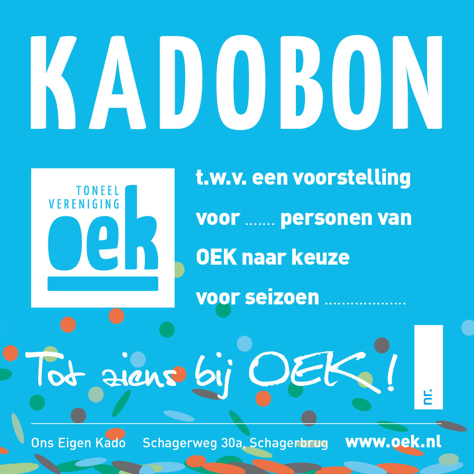 Begeleidende foto Een 'Ons Eigen Kadobon'