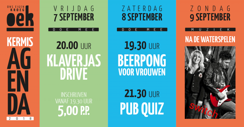 Begeleidende foto Agenda Ons Eigen Kermis