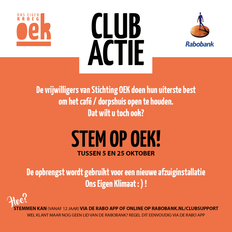 Begeleidende foto Rabo Club Actie, STEM OEK!